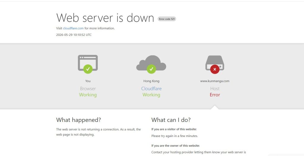 Is KunManga Down? Here’s What Manga Readers Are Saying 1 kunmanga down